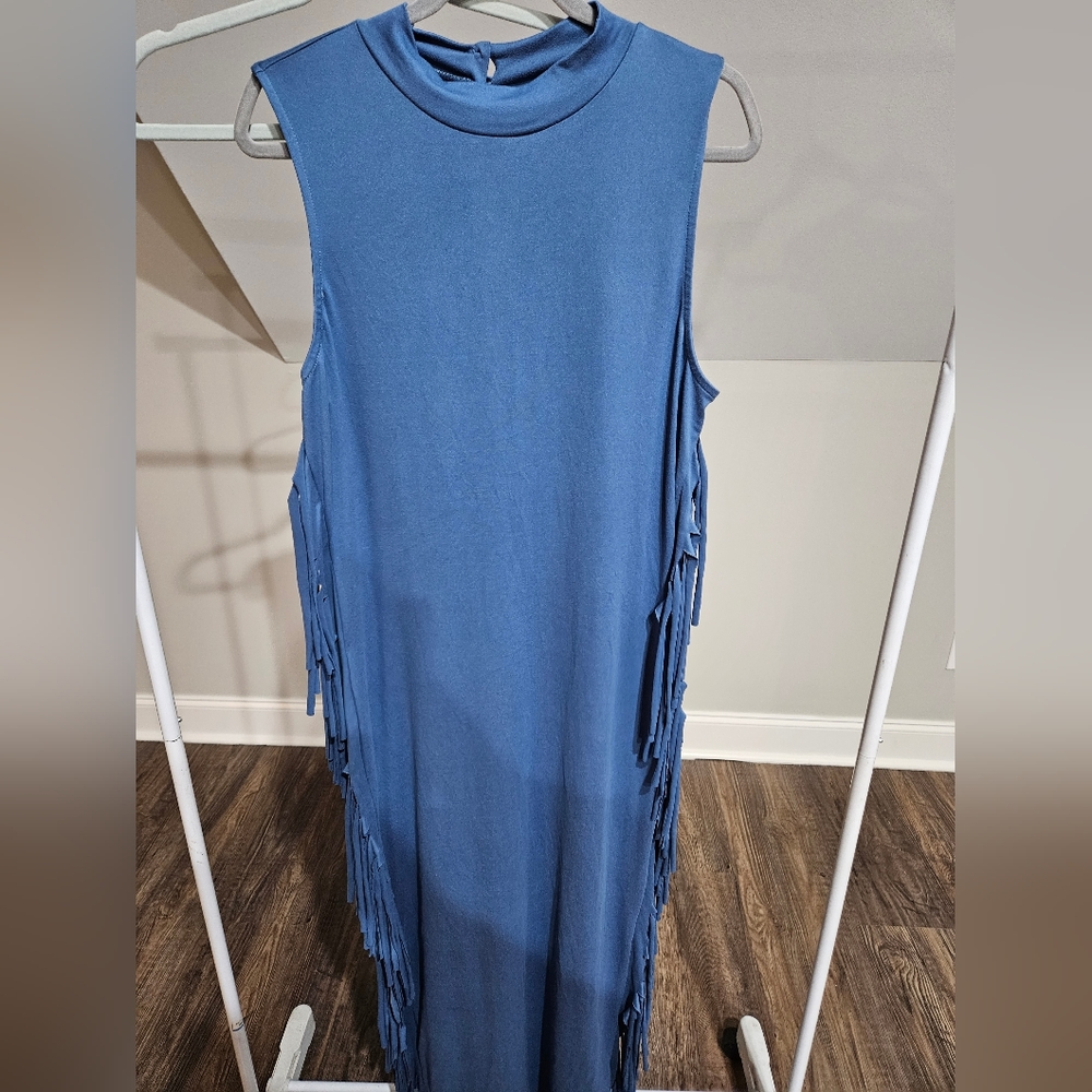 Fringe Bodycon Maxi 2x